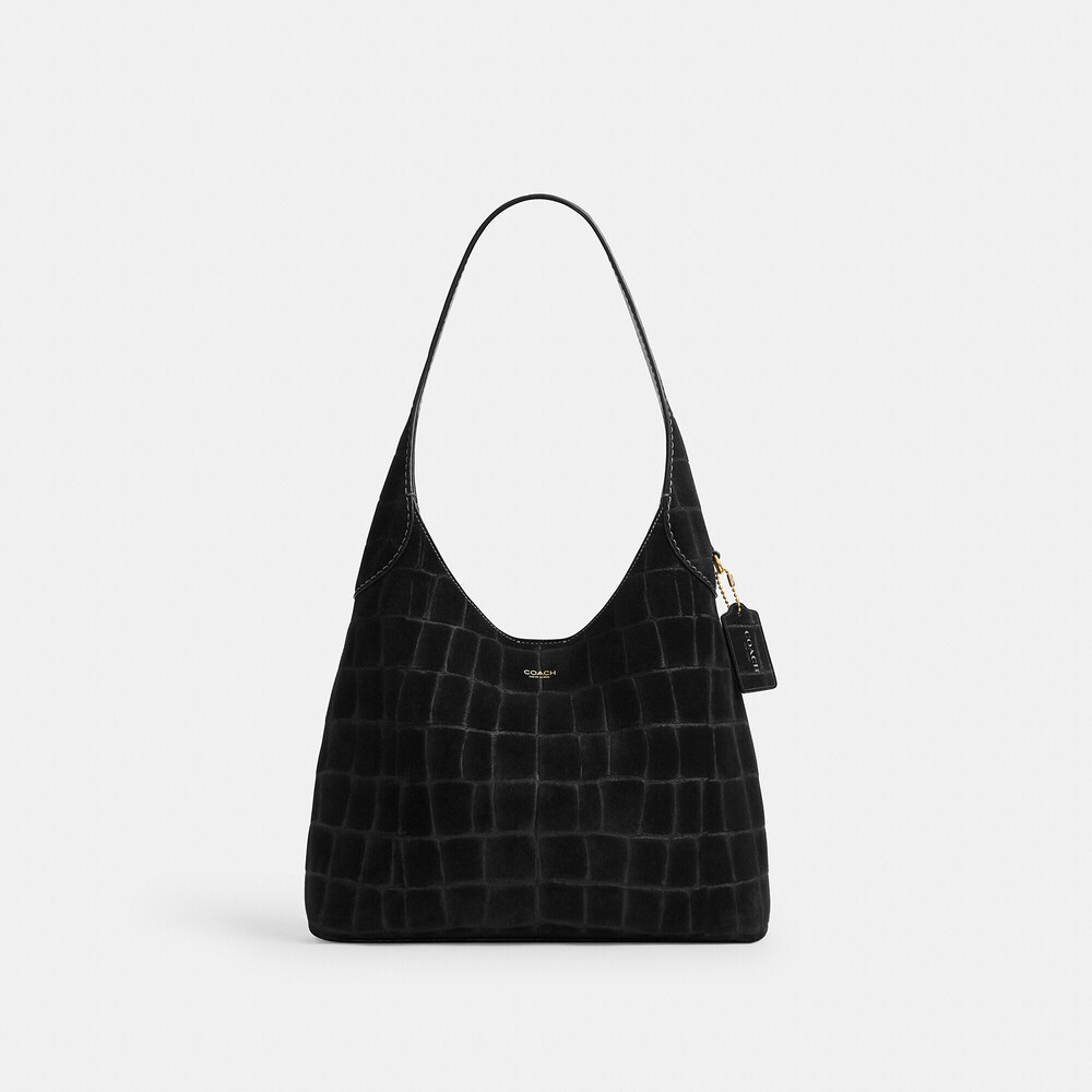 Coach Brooklyn Shoulder Bag 28 Embossed Croc